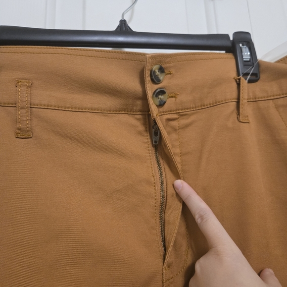 Cabi NWOT Womens Orange Paper Bag Cargo Pants Size 10 Style #604 - Picture 4 of 12